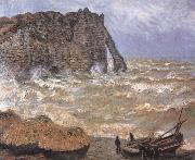 Claude Monet, Etretat,Rough Sea